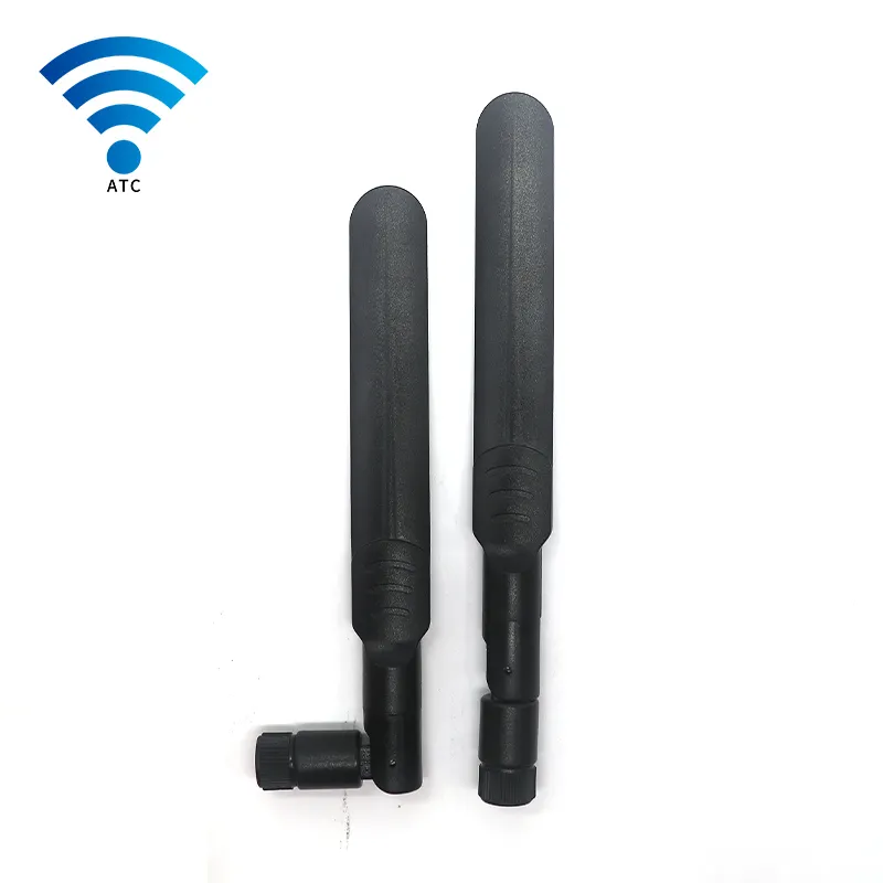 Dapatkan sampel gratis antena WIFI karet kemiringan Dual Band 2.4GHz 5GHz 5DBi pigtail dengan konektor RP-SMA ufl