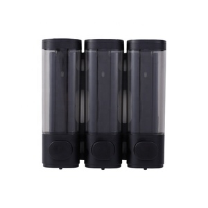 Dispensador <span class=keywords><strong>de</strong></span> <span class=keywords><strong>Jabón</strong></span> <span class=keywords><strong>de</strong></span> Espuma Manual 3 en 1 <span class=keywords><strong>de</strong></span> Grado Hotelero, Montado en la <span class=keywords><strong>Pared</strong></span>, con Capacidad <span class=keywords><strong>de</strong></span> 400 ml <span class=keywords><strong>de</strong></span> Plástico para Champú, Gel <span class=keywords><strong>de</strong></span> Ducha y <span class=keywords><strong>Jabón</strong></span> <span class=keywords><strong>de</strong></span> Manos - Product Image 1
