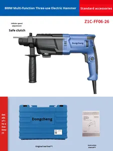 สว่านเจาะกระแทกแบบสามหัวในหนึ่งเดียว Z1C-FF06-26 กำลังสูง 800 วัตต์ หัวจับแบบ SDS-PLUS ปรับความเร็วได้ 3 ระดับ โครเมียมเกรดอุตสาหกรรม - Product Image 1