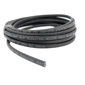 110V 220V 17W Water-Proof Inside Water Pipe Freeze Protection Self Regulating Heating Cable