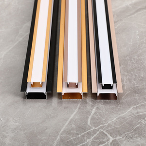 Sáng tạo ánh sáng nhôm ốp chân tường Hội Đồng Quản trị với <span class=keywords><strong>LED</strong></span> dải ánh sáng nhiều tùy chọn tùy chỉnh thực tế thời trang - Product Image 2