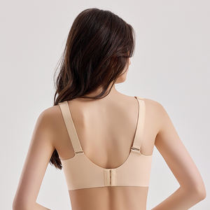 Бюстгальтер для беременных и кормящих мам, бесшовный, без косточек, с полной чашкой, с подкладкой, регулируемые бретели, дышащий, комфортный, больших размеров, летнее белье - Product Image 4