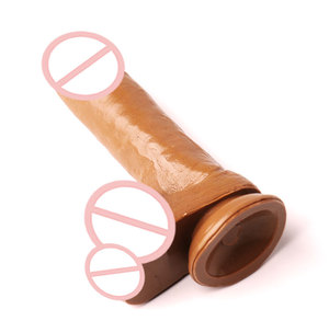 Gran pene para mujeres masturbación juguetes sexuales pene con ventosa consolador realista - Product Image 6