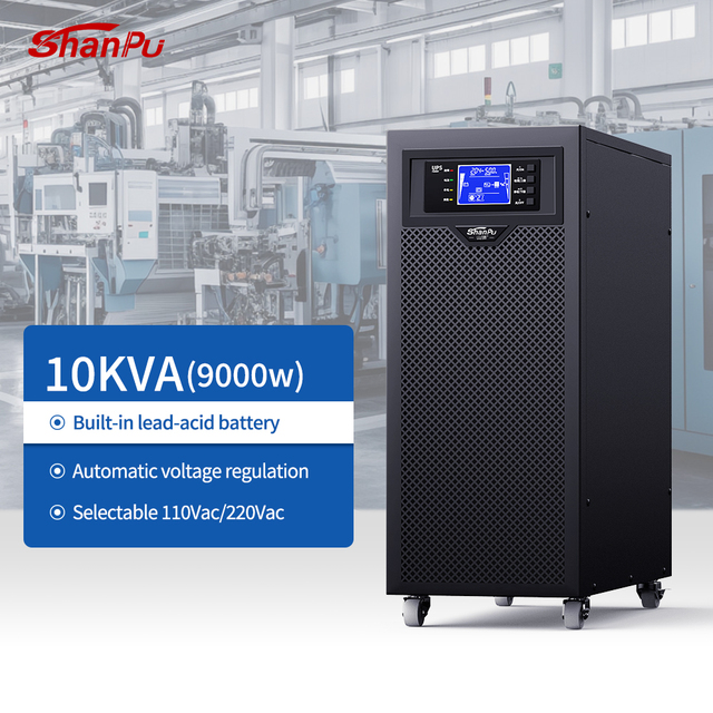 10KVA/9000W High-frequency Online Ups Single Inlet and Single Outlet Externa Heavy Duty Ups