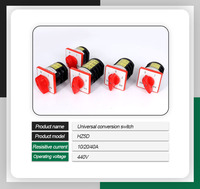 Interruptor Selector Rotatorio HZ5D, Interruptor de Leva, Interruptor de Conmutación de CC, Interruptor Rotatorio de 4 Posiciones para Control de Energía