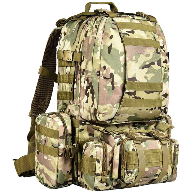 Combination Bags Large Capacity Outdoor Camouflage Camping Mountaineering Tactical Backpacks