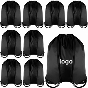 Custom Eco-Friendly 210D Polyester & Nylon Drawstring Bags Wholesale Logo Sportpacks with Competitive Factory Price