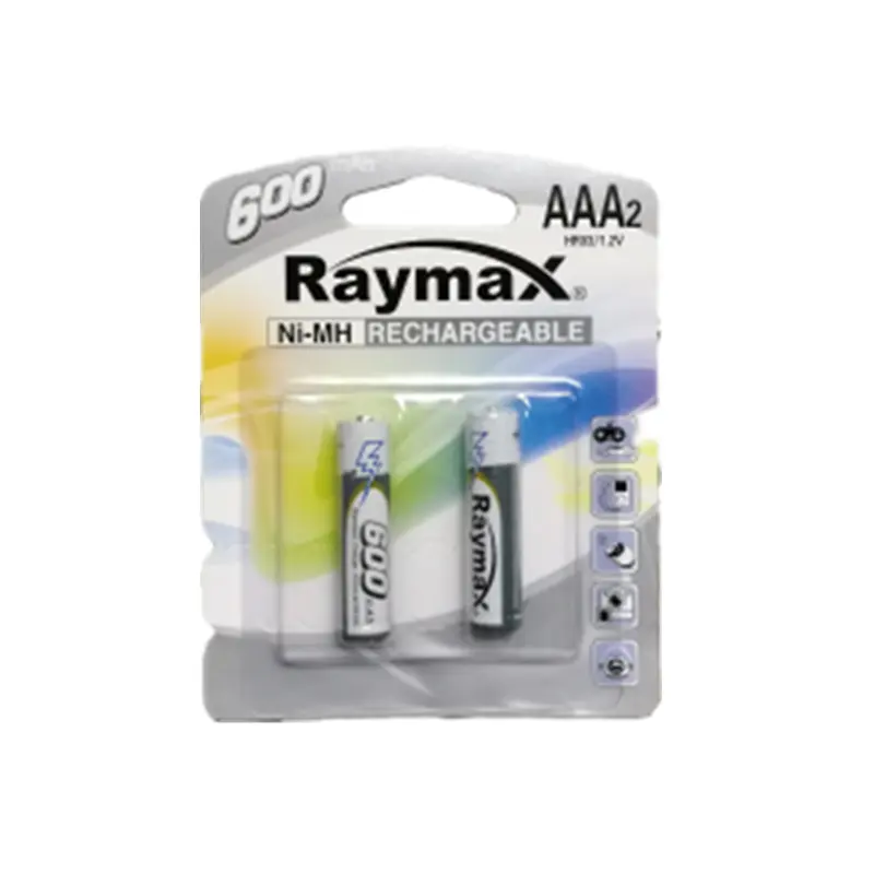 Super Quality Best Price OEM Raymax 1.2v HR03 AAA 600mAh NiMH Rechargeable Battery