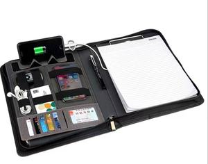 Libreta A5 con Banco de Energía, Cargador Inalámbrico y Memoria USB de 8G, con Logotipo LED y Bolsa con Cierre para Regalos al por Mayor - Product Image 2
