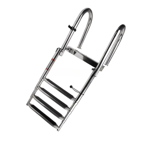 Accessoires pour <span class=keywords><strong>piscine</strong></span>, échelle de bateau pliante télescopique <span class=keywords><strong>en</strong></span> acier inoxydable 316, échelle marine / échelle de <span class=keywords><strong>piscine</strong></span> - Product Image 2
