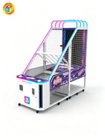 Machine de jeu d'arcade de basket-ball de rue commerciale, machine de tir au basket-ball à monnayeur pour centre de jeux et FEC
