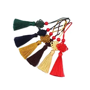 High quality curtains tassel custom modern best sell trimming beads tassel fringe