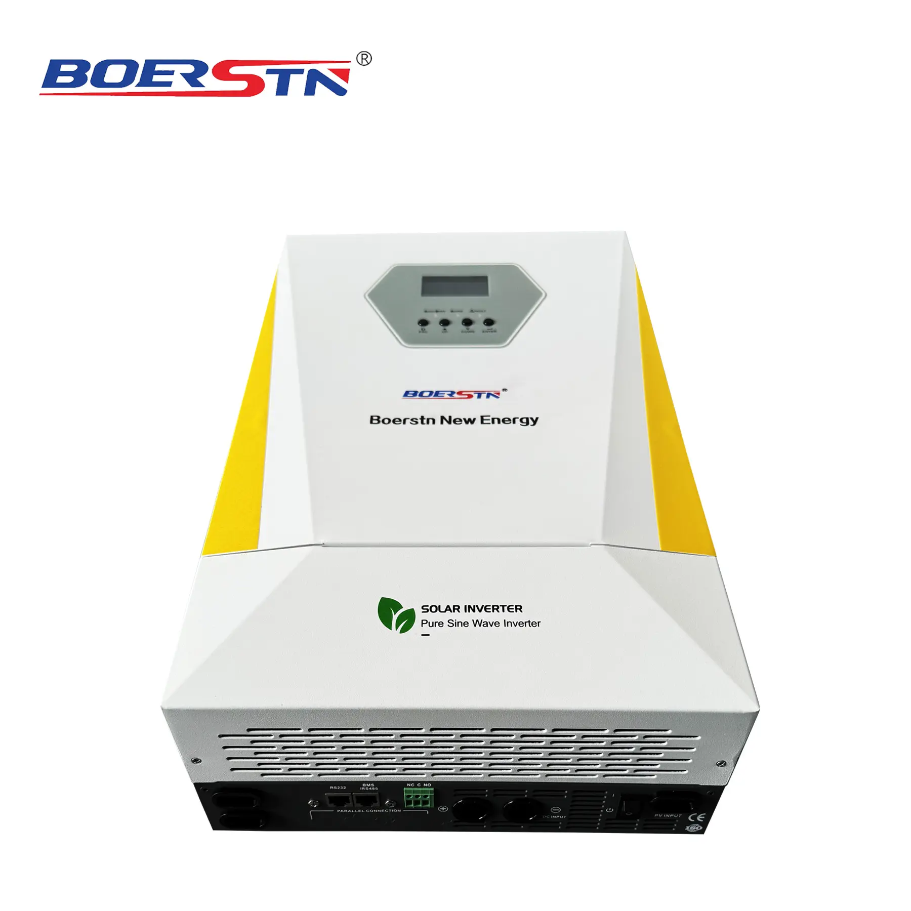 ความถี่ต่ํา 5kw 48v 5kva off grid พลังงานแสงอาทิตย์ไฮบริดอินเวอร์เตอร์ 12v ในตัว 3000w Mppt คอนโทรลเลอร์ชาร์จ