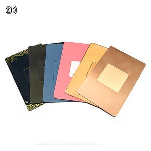 Tarjeta <span class=keywords><strong>de</strong></span> metal NFC con distracciones <span class=keywords><strong>de</strong></span> bloque, rastree su uso, tarjeta NFC física NTAG213 - Product Image 3