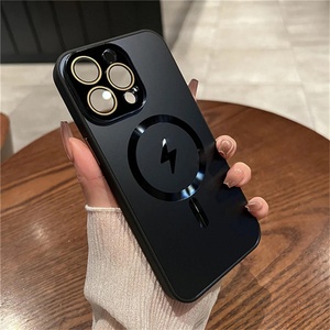 Carcasa de Alta Gama para Teléfono Móvil Apple 13, Compatible con iPhone 15 Pro Max, Nueva 12 con Película Protectora de Lente, Magnética Esmerilada con Recubrimiento AG, 14 - Product Image 4