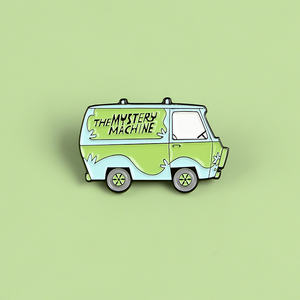 หมุดเคลือบสีเขียวลายการ์ตูนสำหรับรถบัสเข็มกลัดกระเป๋าเป้สะพายหลังสำหรับใส่เสื้อผ้าหมุดเครื่องประดับสำหรับเพื่อน - Product Image 2