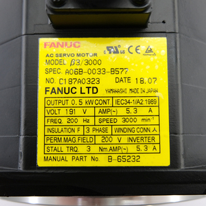 Nuevo Motor Original Fanuc, Motor y Accionamiento Fanuc AC A06B-0033-B577 A06B-0031-B077 A06B-0032-B175 - Product Image 5