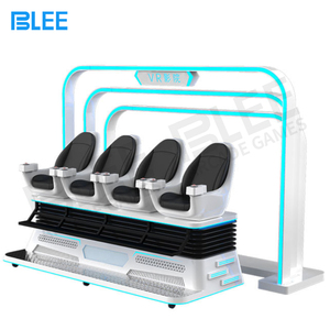 Produits d'amusement 4 sièges 9D <span class=keywords><strong>VR</strong></span> chaise de cinéma <span class=keywords><strong>360</strong></span> 3D 5D 6D 7D 9D réalité virtuelle chaise de sport cinéma - Product Image 2