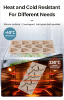 SILIKOLOVE 12 cavités personnaliser LFGB OEM usine platine antiadhésif 3D en forme de coeur glaçons et desserts faisant des moules en silicone