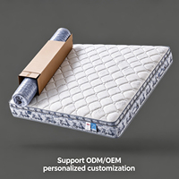 Matelas orthopédique à ressorts ensachés en mousse à mémoire de forme Cloud pour la maison, l'hôtel, la chambre commerciale