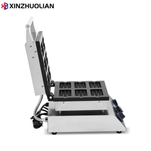 <span class=keywords><strong>Gaufrier</strong></span> électrique commercial en acier inoxydable 110V-220V, antiadhésif, à nid d'abeille, contrôle de la température et du temps, 1,75 kW - Product Image 6