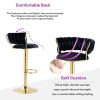 Chaise de Bar haute qualité à la mode nordique, mobilier Commercial, chaise de Bar pivotante en velours