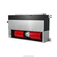 Unité de ventilation à moteur EC intelligent avec registre électrique, contrôle de pièce séparé, FCU ultra-mince 190 mm pour système CVC de maison intelligente