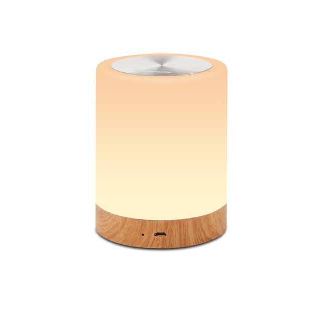 Lamp Led Touch Nightstand Light Ambient Night Lights Kids Bedside Table Lamp Camping Light for Bedroom Living Room Outdoor