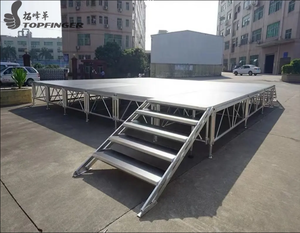 เวทีอลูมิเนียมสำหรับการแสดง ได้รับการรับรองมาตรฐาน TUV ระบบจอแสดงผล LED แบบ Spigot อลูมิเนียม 290 มม. สำหรับใช้งานกลางแจ้ง ระบบไฟส่องสว่างบนหลังคาสำหรับโครงเวที - Product Image 2