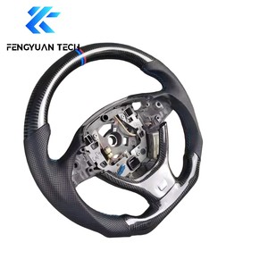 Volante de Fibra de Carbono con Luces LED para <span class=keywords><strong>BMW</strong></span> E46 M3 Touring Interior Coupw 328i 330i Ci Xi 2000 2001 <span class=keywords><strong>2002</strong></span> 2003 2004 2005 - Product Image 5