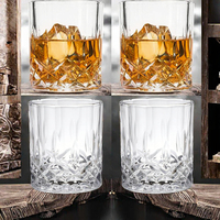 Boîte d'emballage pour verres à whisky, tequila, rhum, vodka, liqueur et vin, avec motif personnalisé imprimé à l'écran, style rétro