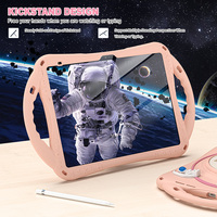 Coque arrière en Silicone antichoc et design astronaute pour iPad 10e génération 10.9 pouces 2022 avec bandoulière
