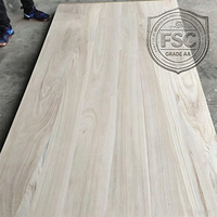 Planche en bois massif de Paulownia de qualité AA, 18 mm, 20 mm, 25 mm, taille personnalisée, légère, inodore, pour cercueil, meubles funéraires, exportation