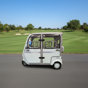 Tricycle électrique 2000W, moteur puissant, pour le transport de marchandises <span class=keywords><strong>et</strong></span> de passagers, CKD, Pérou, <span class=keywords><strong>Bolivie</strong></span>, Équateur, robuste, idéal pour les trajets quotidiens, avec 4 portes - Product Image 1