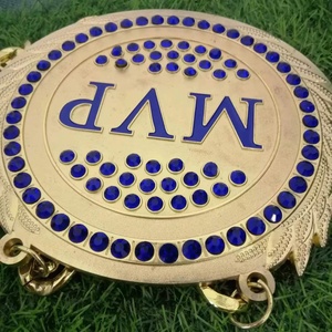 可定制MVP奖牌超大金属动态青铜镀金热旋转水钻定制标志油漆铸造运动 - Product Image 3