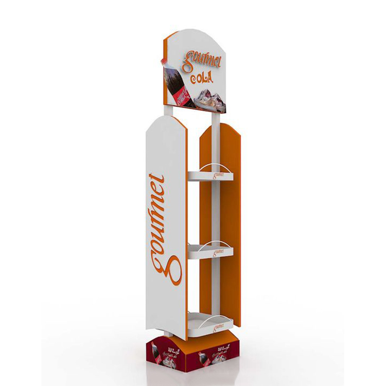 Customized Double-sided Electronic Accessories Display Stand Wooden Pegboard Display Carton Box Painting Apache Customized Logos — view 6