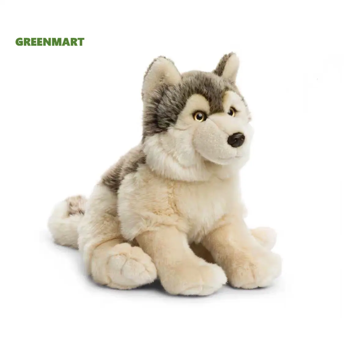 Greenmart Hot Sale Realistic Animal Dolls Great Wolf Lodge Plush Toys Animal Stuffed Plush Toy