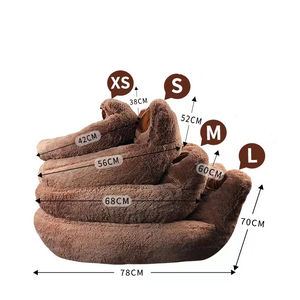 <span class=keywords><strong>Cama</strong></span> para perros extraíble y lavable, <span class=keywords><strong>nido</strong></span> para mascotas con forma de pata de oso de dibujos animados, <span class=keywords><strong>nido</strong></span> para perro, almohadilla para perro cómoda y cálida - Product Image 2