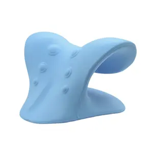 Travesseiro alongador de pescoço e ombro, dispositivo de tração cervical para alinhamento da coluna, alinhamento de dor