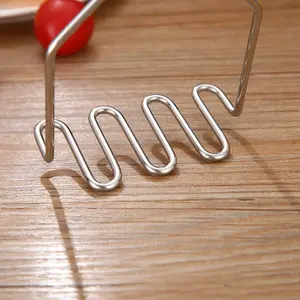 الأكثر مبيعًا الفولاذ المقاوم للصدأ ضغط الطين المهروس البطاطس الصحافة البطاطس هراسة أواني المطبخ - Product Image 5