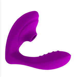 Waterproof G Spot Clit <strong>Sucker</strong> Sucking Silicone <strong>Vibrator</strong> With Clitoral Suction - Product Image 2