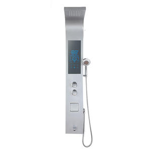 Instant Electric <b>Shower</b> Heater Wall Mounted 8.5-12KW Touch <b>Control</b> LCD Display Stainless Steel Waterproof IPX4 - Product Image 1