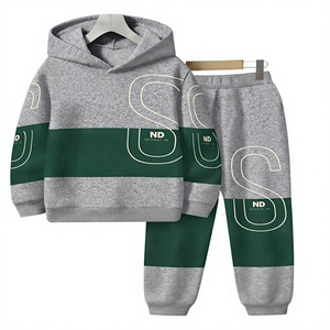 <b>Women</b> Custom Logo 100% Cotton Solid <b>Fleece</b> Tracksuit 2-Piece Set Casual Stand Hoodie <b>Jogger</b> Outfits Winter Warm Sweatpants - Product Image 3