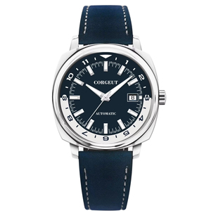 Reloj Mecánico Automático Corgeut con Movimiento NH35 de 42 mm, Correa de Acero, Correa de Cuero, Cristal Mineral, Resistente al Agua para Hombre - Product Image 3