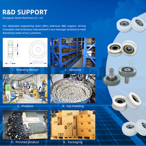 SEMEI BS60828-7 608RS POM גלגל דלרין POM 3D מדפסת גלגלי רולר V חריץ POM גלגל עם גלגלת פלסטיק נושאת - Product Image 6