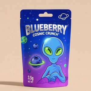 Custom Printed Reusable Biodegradable Recyclable Stand-Up Eight Side Seal Aluminum Foil Hologram Zipper Bag Packaging - Product Image 1