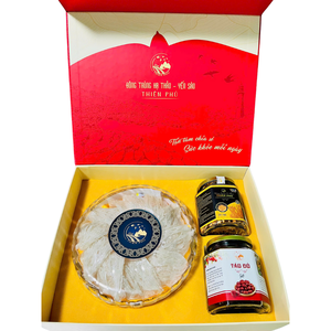 Set de Regalo Premium An Khang con Nido de Pájaro Refinado, Cordyceps Sinensis 15g y Dátiles Rojos en Empaque de Lujo - Product Image 3