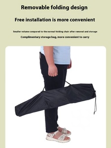 Outdoor <strong>Folding</strong> Chair <strong>Armchair</strong> with Cup Holder Lightweight Portable Camping Chair Beach Chair - Product Image 6