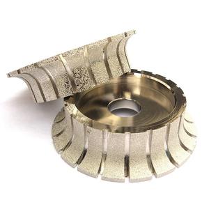 Rueda de diamante de pulido <span class=keywords><strong>Hizar</strong></span>, máquinas pulidoras de perfil de borde usado, aplicaciones de desbarbado de rueda de perfil de diamante soldado al vacío - Product Image 5