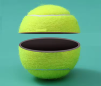 Ballon de padel de haute qualité avec logo personnalisé pour les compétitions et les tournois, ballon de padel sportif